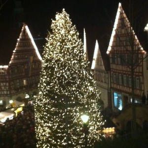 Backnanger Weihnachtsmarkt "Der Christkindlesmarkt unterm Stadtturm" 2014 (01)